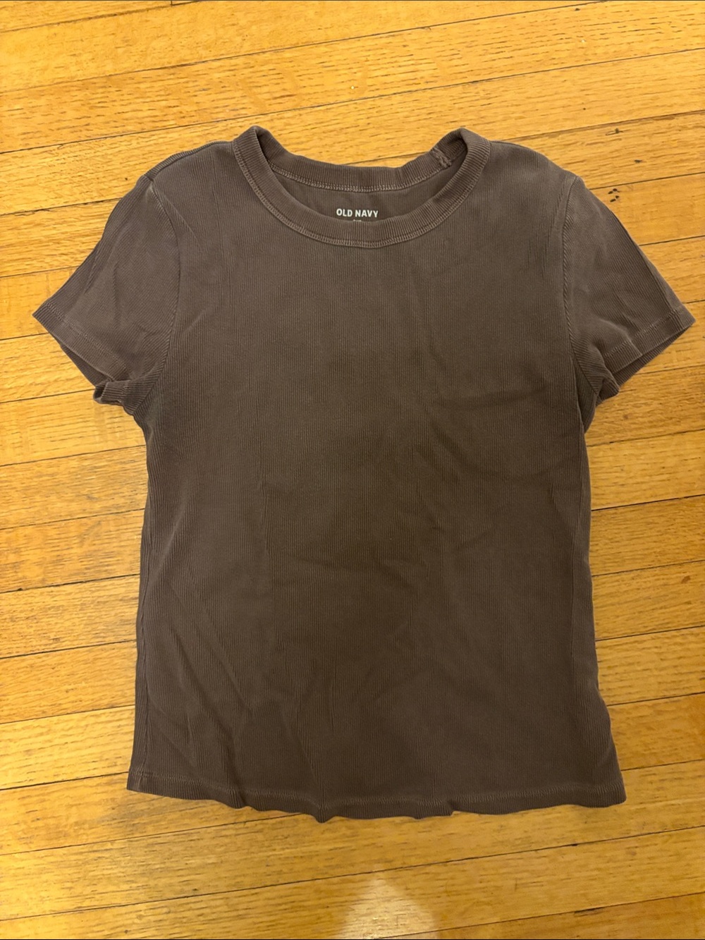 Old Navy Short Sleeve Crewneck Tee — Chocolate Brown